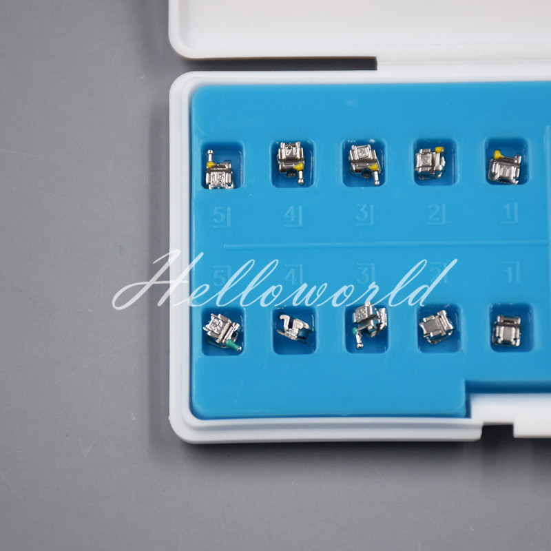 Dental Orthodontic Passive Mini Self-Ligating Brackets Roth 0.022" Hook 345 Tool