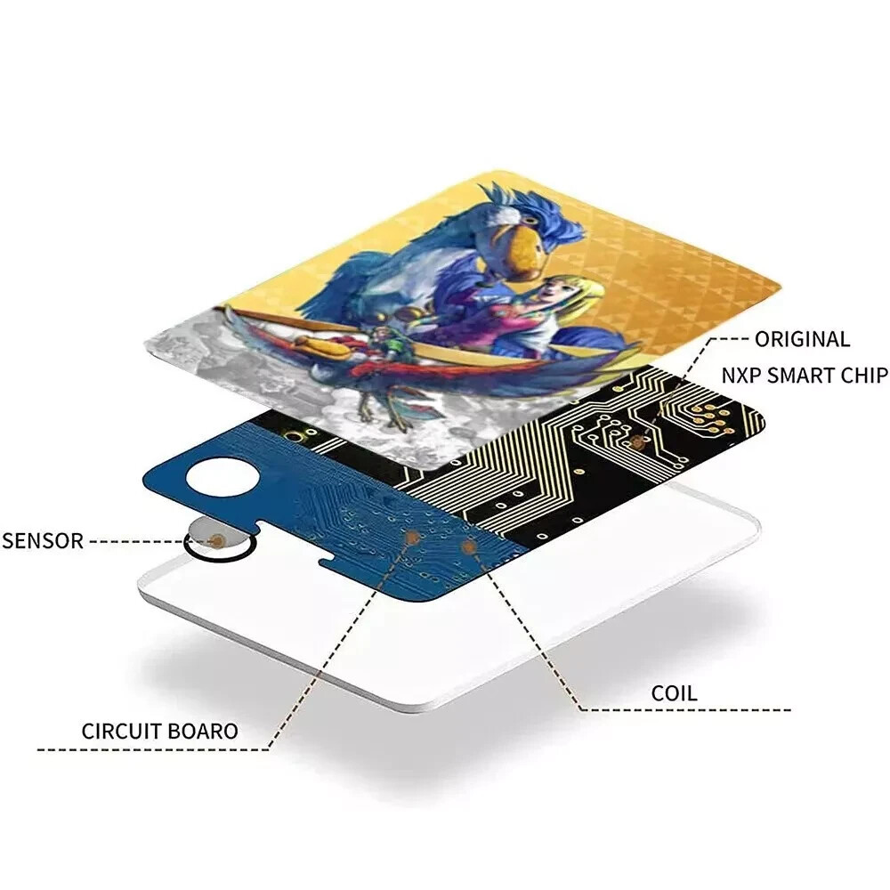 48pcs/set BOTW TOTK Zelda Tears of the Kingdom Mini NFC Cards for Switch 2 Wii U