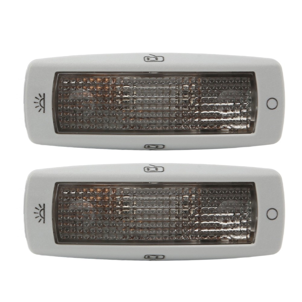 ˜2pcs Rear Reading Dome Light 3B0947291 Gray Shell High Brightness For
