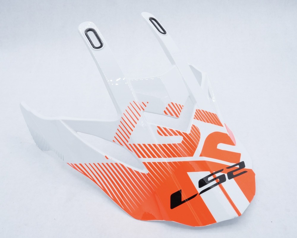 LS2 Blaze Helmet Replacement Visor Peak Sprint White/Red/Gray