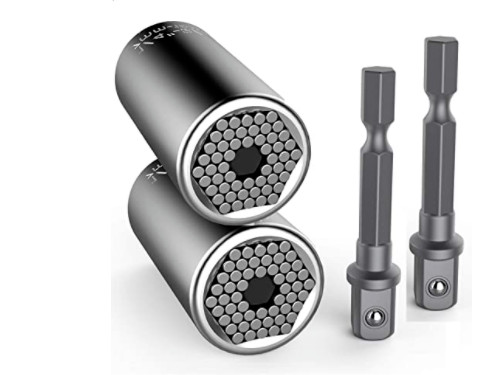 (2) Universal Socket 1/4-3/4″ Socket Grip Multifuntional Ratchet Wrench Adapter