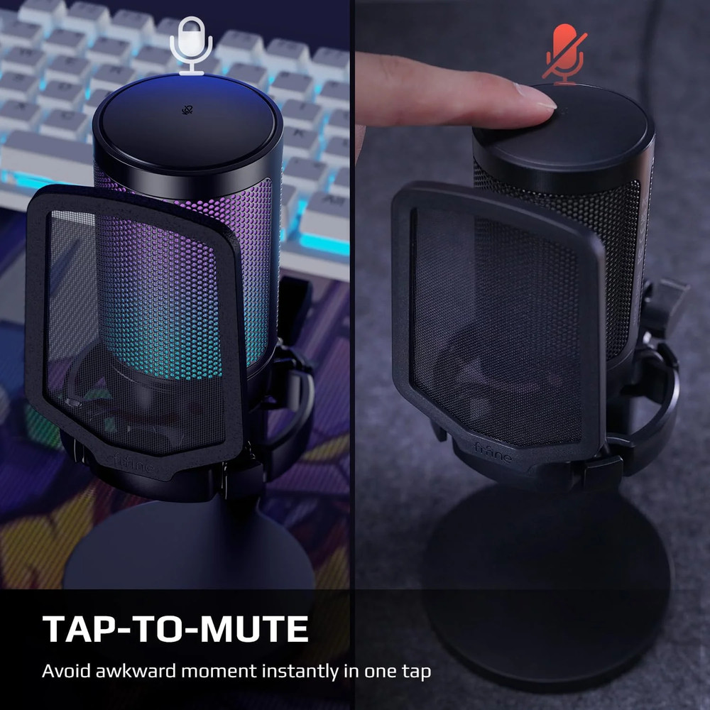 COMPUTER PC MICROPHONE Gaming PS4 PS5,USB Condenser Desktop Mic Live Streaming