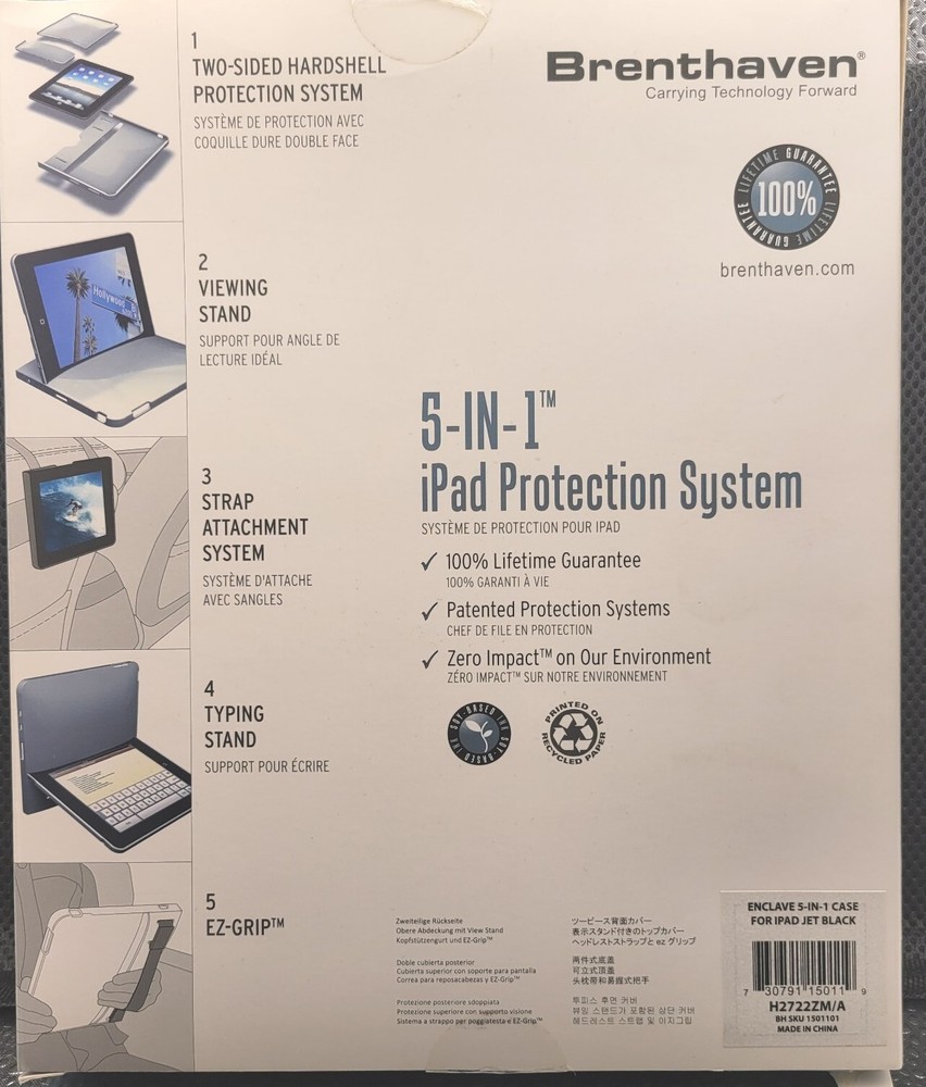 Brenthaven 5-in-1 iPAD protection system