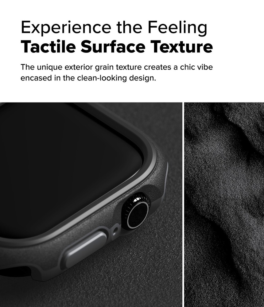 For Apple Watch 10 46mm Case | Ringke [Onyx] Frame Protector Cover