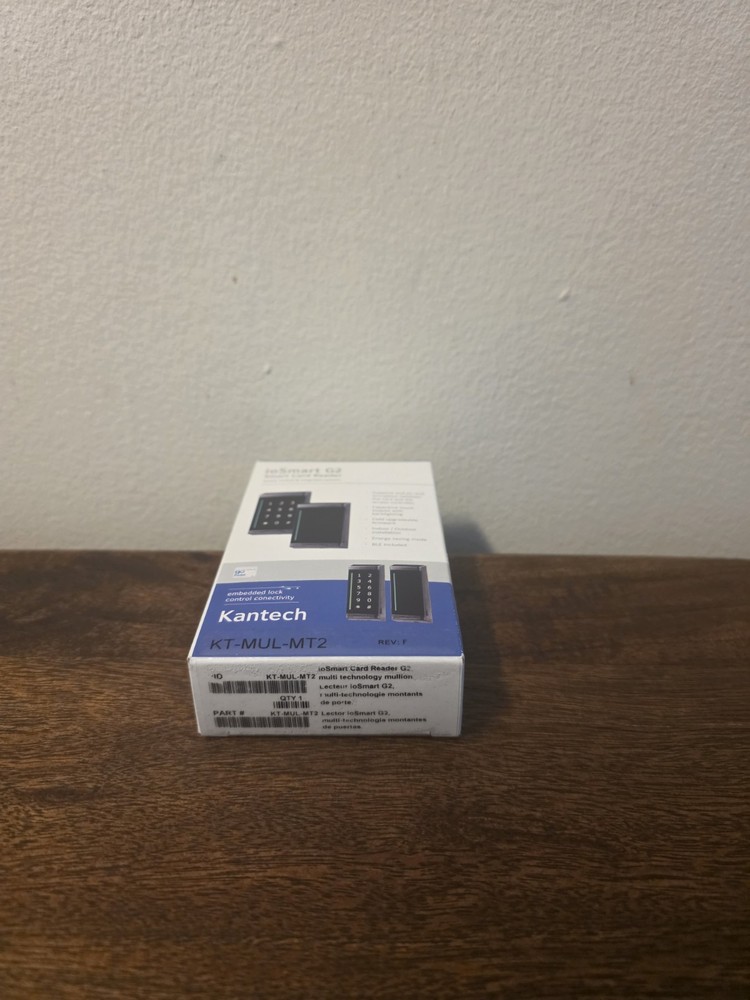 Kantech ioSmart G2 Smart Card Reader Multi Technology, Black KT-MUL-MT2 REV_F