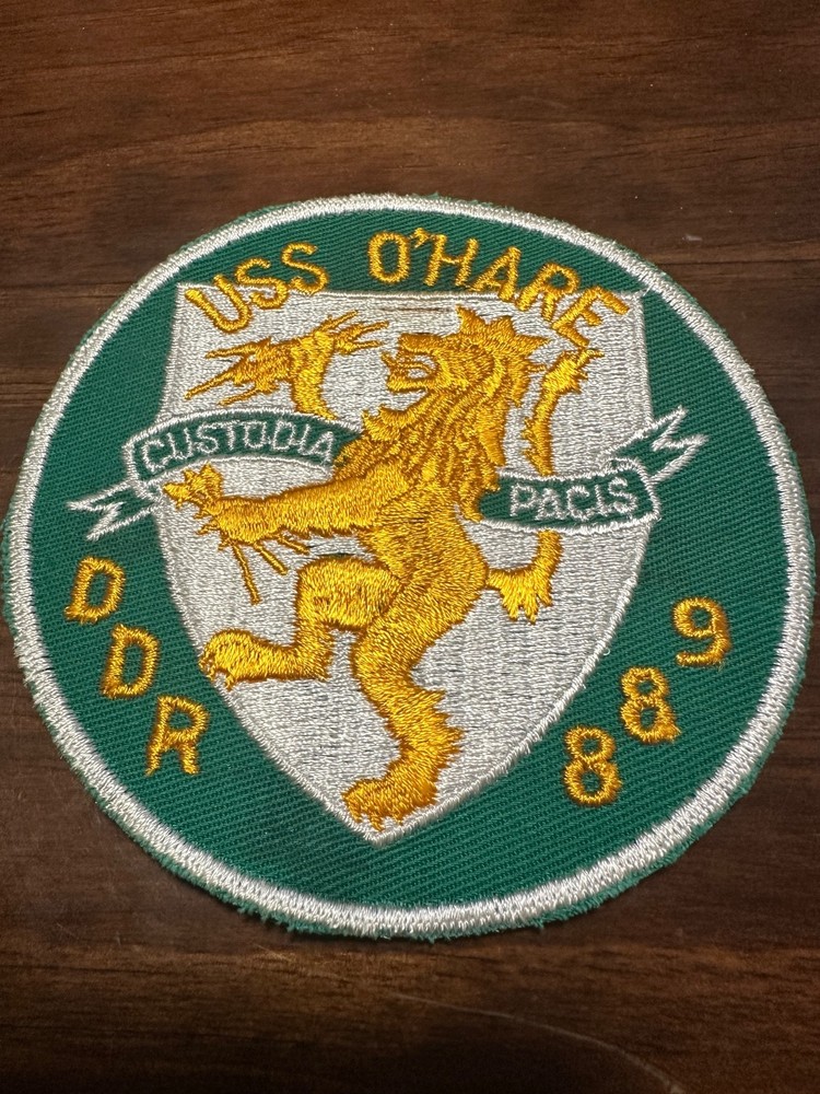 Vintage US Navy USS O'Hare DD-889 Ship Patch