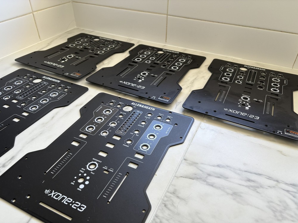 5x Allen Heath Xone 23 Faceplates Front Panels