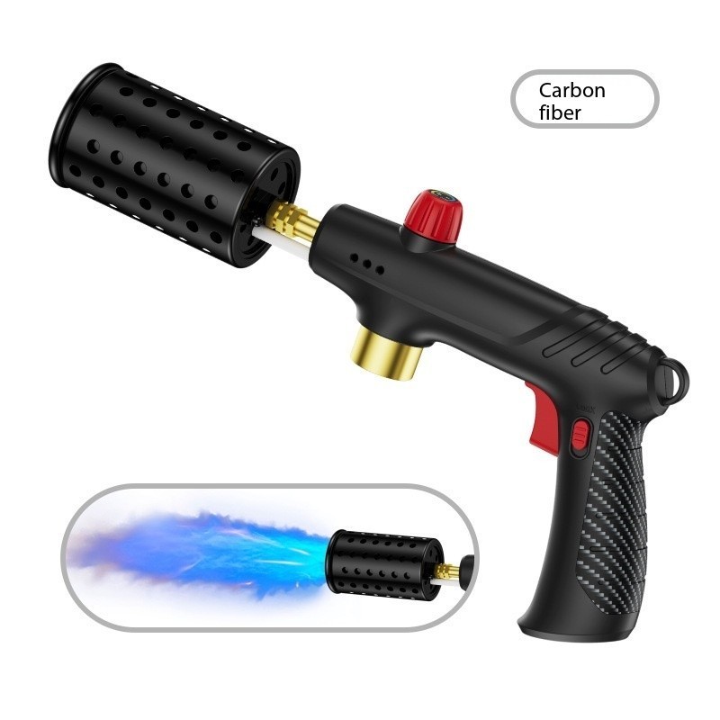 Adjustable Propane Torch Gun w/Safety Lock & Wide Nozzle - Multi-Use for BBQ