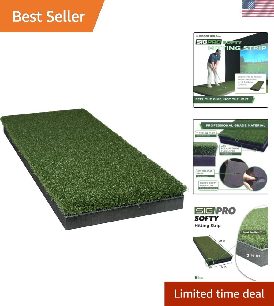 SIGPRO Hitting Strips - Professional-Grade, Replaceable Golf Hitting Mat - Re...