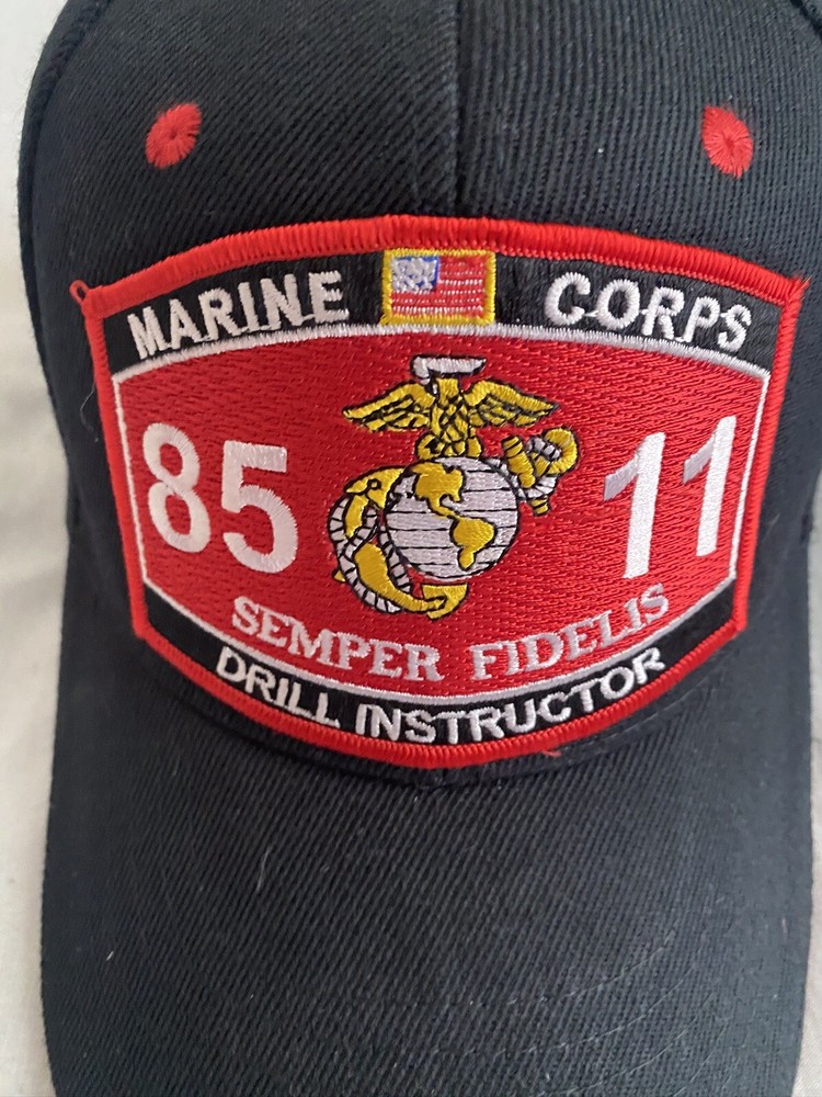 MOS 8511 Drill Instructor DI MCRD Patch Gift US Marine Graduation Cap Hat USMC