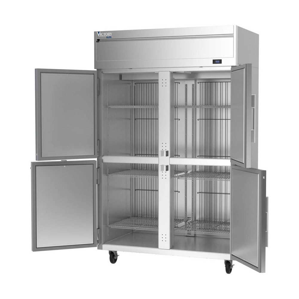 Victory VEFSA-2D-HD-HC 52" Two Section Solid Door Reach-In Freezer