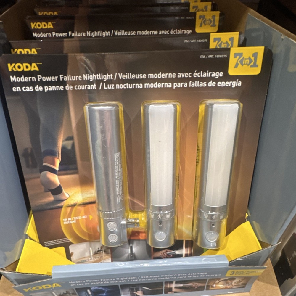Koda Rechargeable LED Color Changing Nightlight 3-Pack Handheld Flashlight