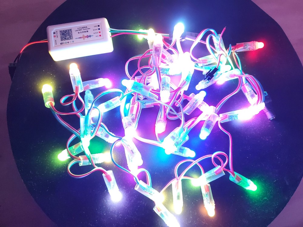 LC1000A Wifi LED Music Controller With Mic For WS2811 LED Pixel Panel Strip APP