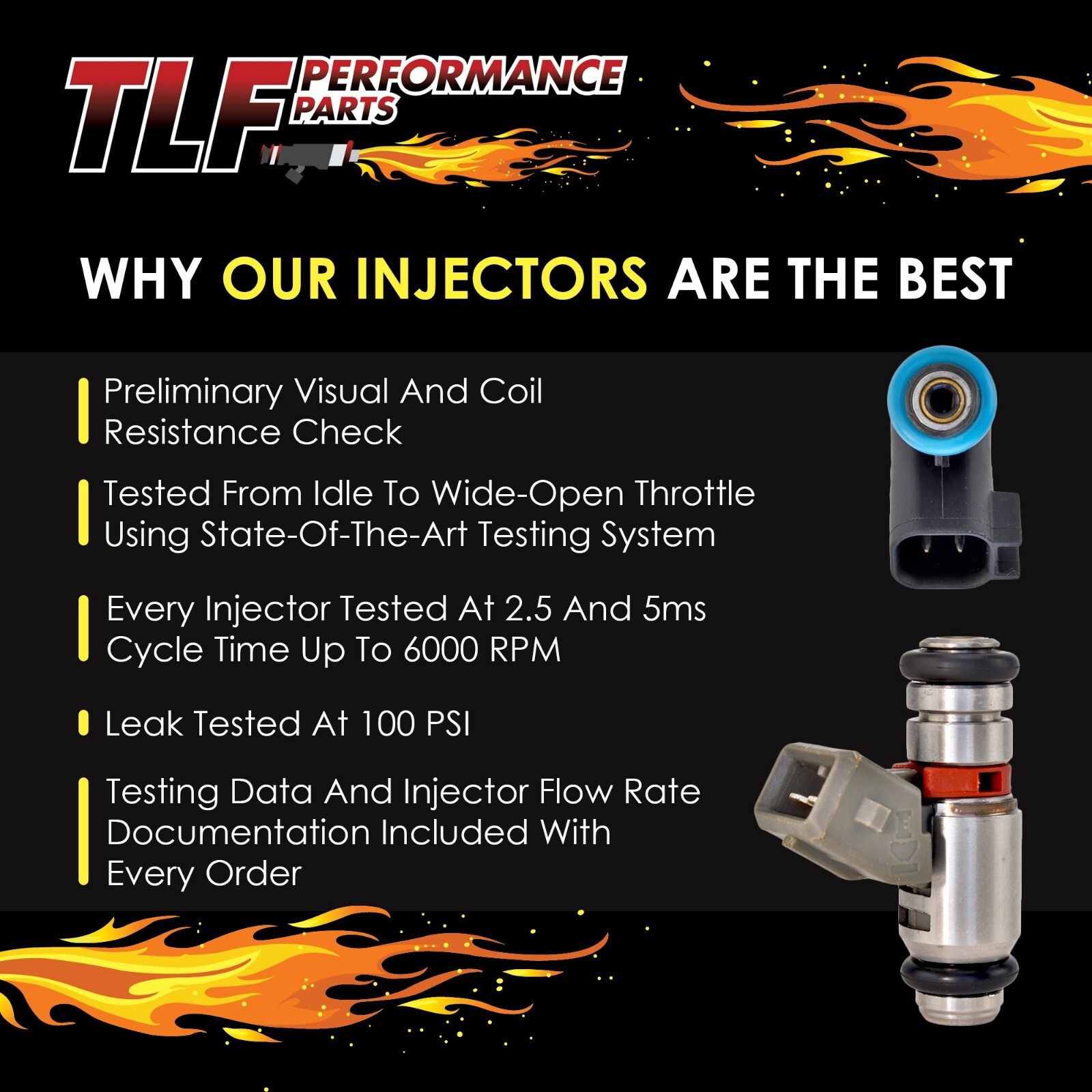 OEM Fuel Injector replacements for 1999-01 Harley-Davidson Road King FLHR(2)