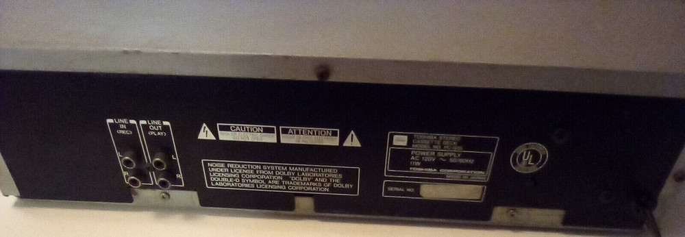 Vintage Toshiba PC-G10 Cassette Deck
