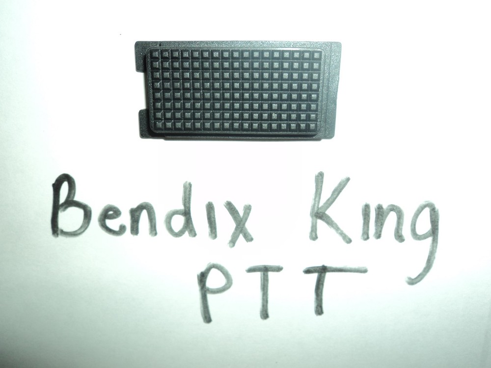 LOT 5 Replacement RUBBER PTT BUTTON Bendix King BK Radio DPH GPH EPH LPH Command