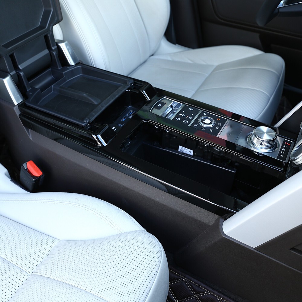 For Land Rover Discovery 5 2017-2020 Black Central Console Gear Shift Frame Trim