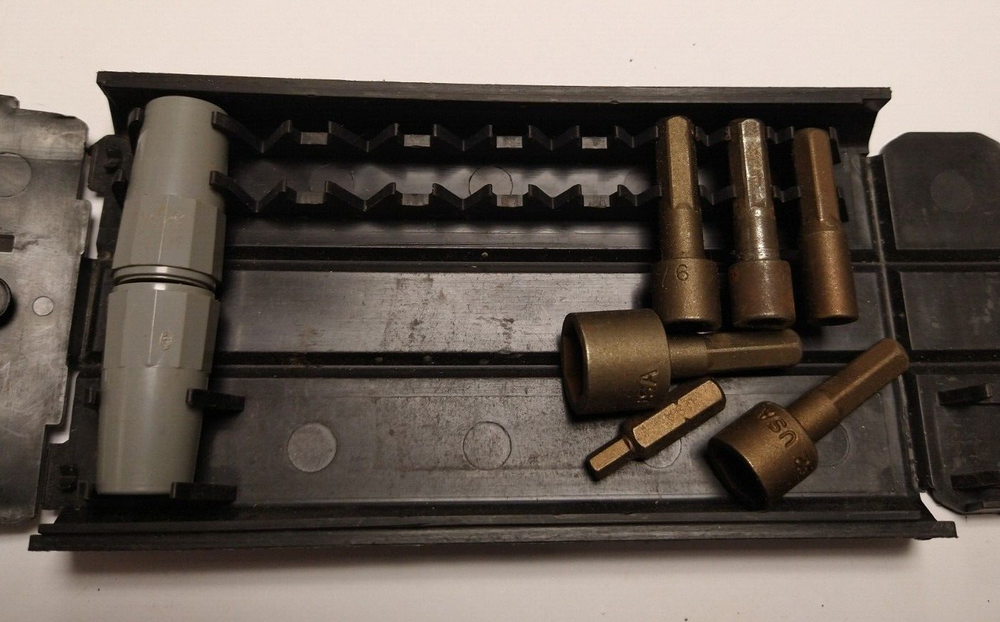 Sears Craftsman 20 Misc Bits with Storage Case USA