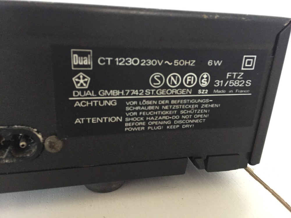 Dual CT 1230 HiFi Tuner