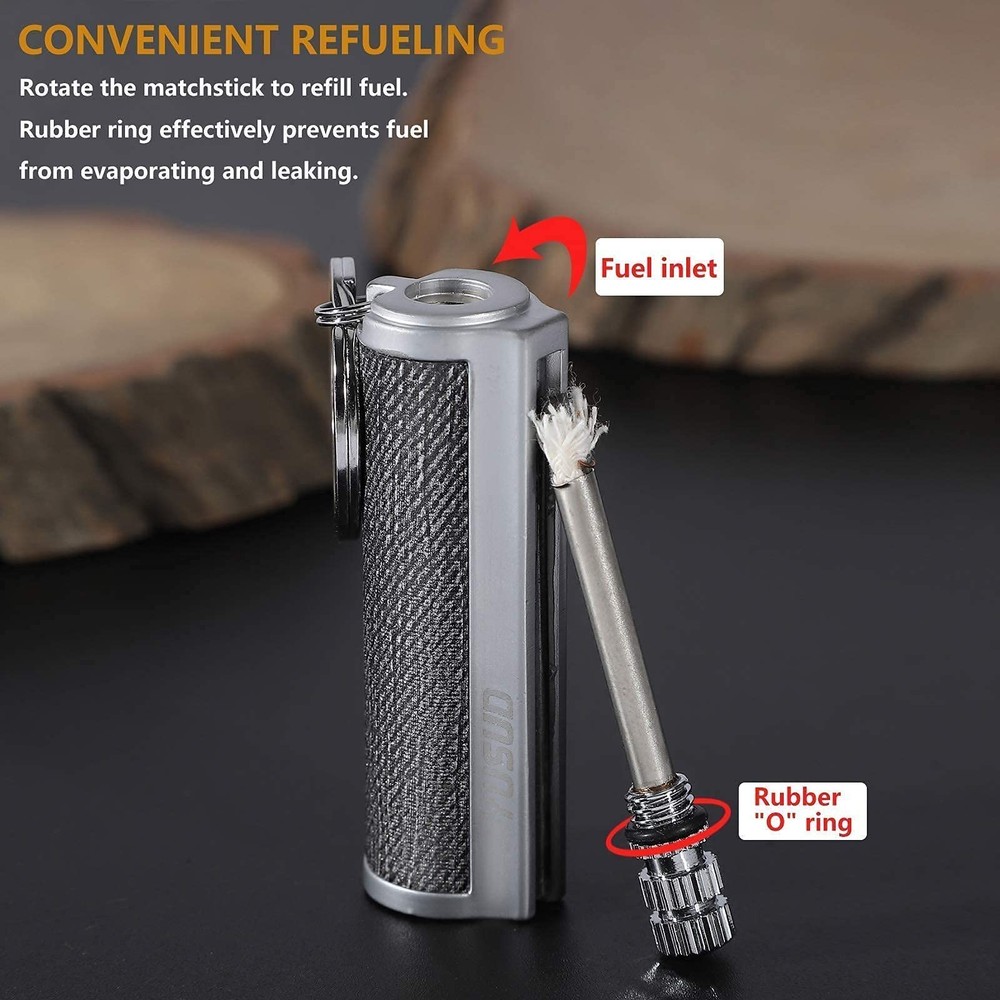 YUSUD 2 Pack Permanent Match with Replaceable Accessories, Never Ending Match...