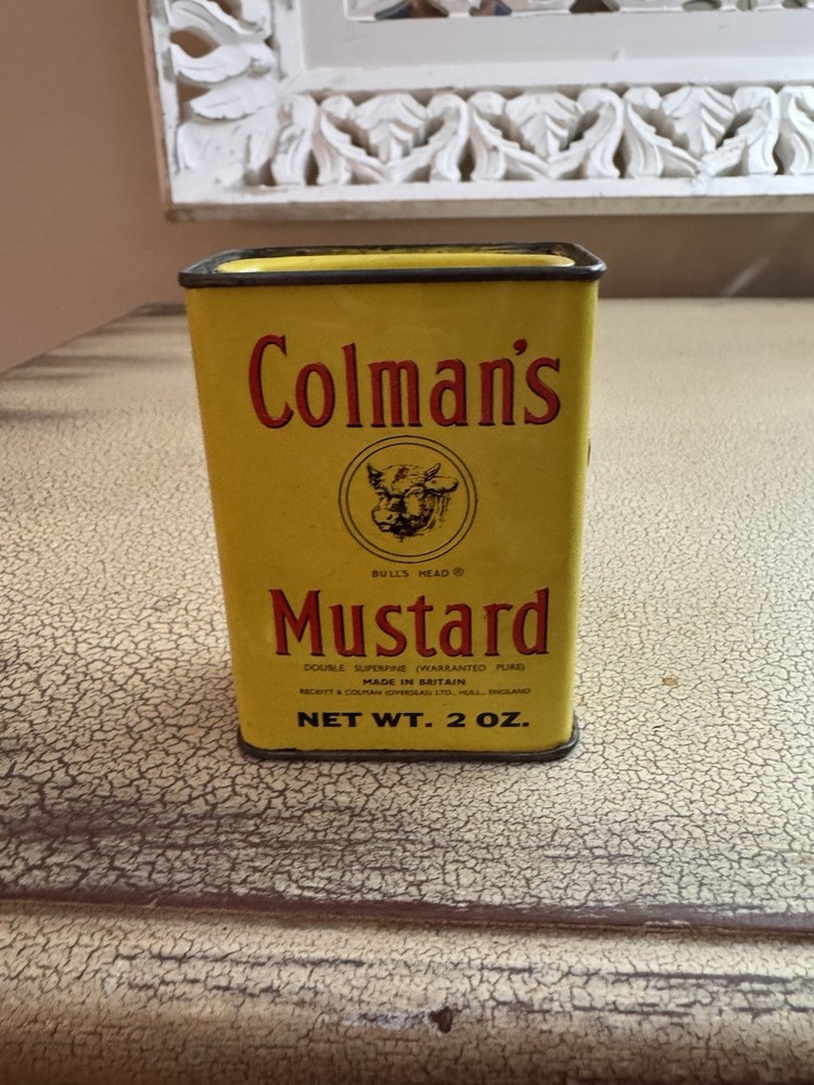 Vintage Colman's Mustard Tin 2 Oz.