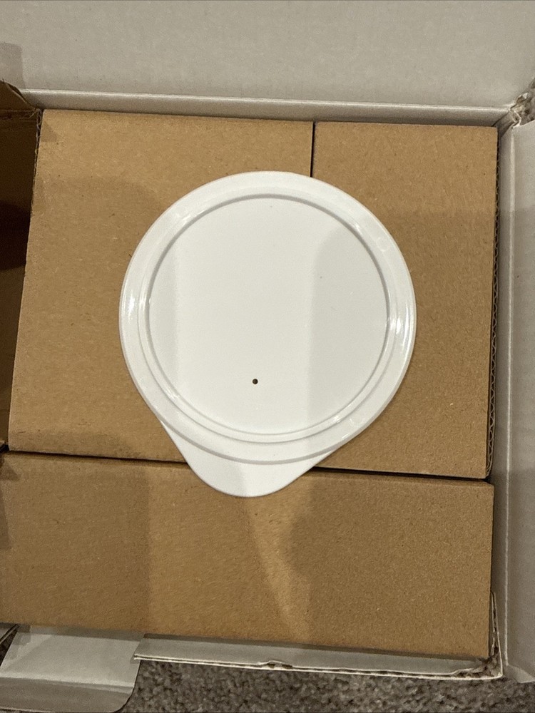 Sharper Image Heating/Cooling Beverage Base with Wireless Charger White NEW