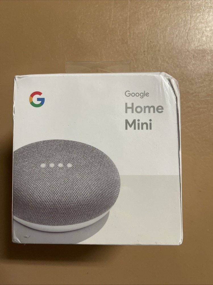 Google Home Mini Smart Speaker With Google Assistant Chalk GA00210-US New Sealed