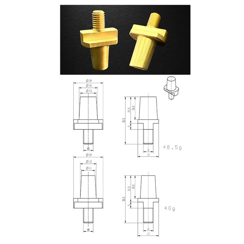 For Battery Modification Projects Battery Post Adapter Male Threaded Post