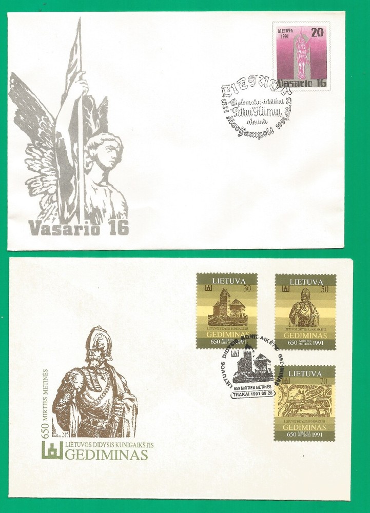 Lithuania 1991 covers Trakai