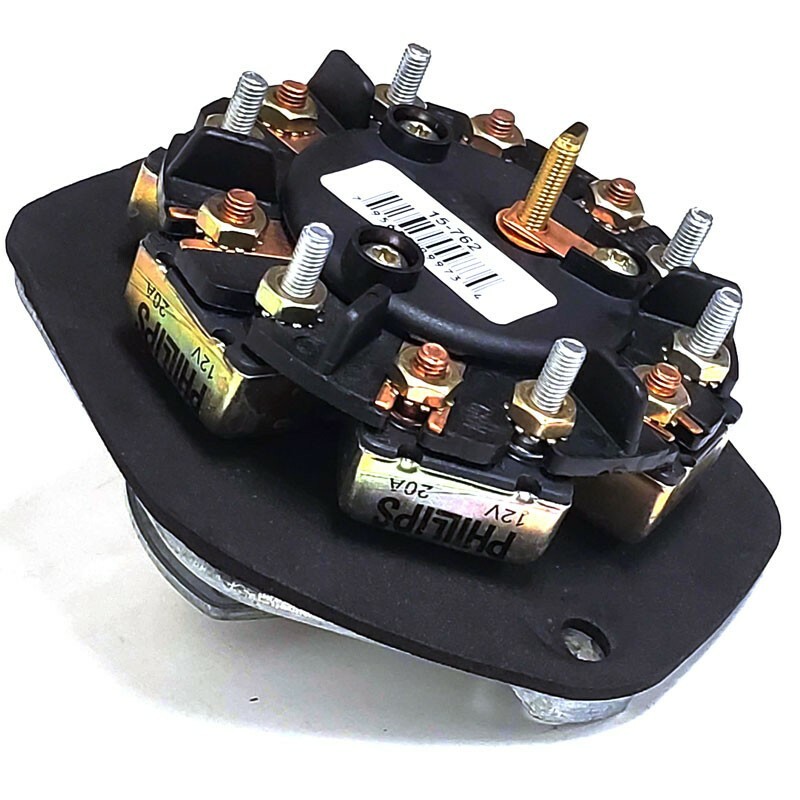 Phillips 15-762 7-Way 20 AMP Circuit Breakers Socket Split Pin Extended Barrel