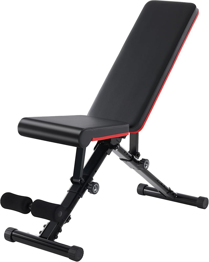 Full Body Exercise Weight Bench Adjustable Workout Bench Home Gym Foldable Press