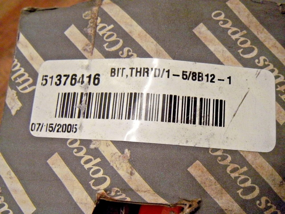 Atlas Copco Secoroc 103-5041-27,39-2 Mining Threaded Button 1-5/8" Drill Bit