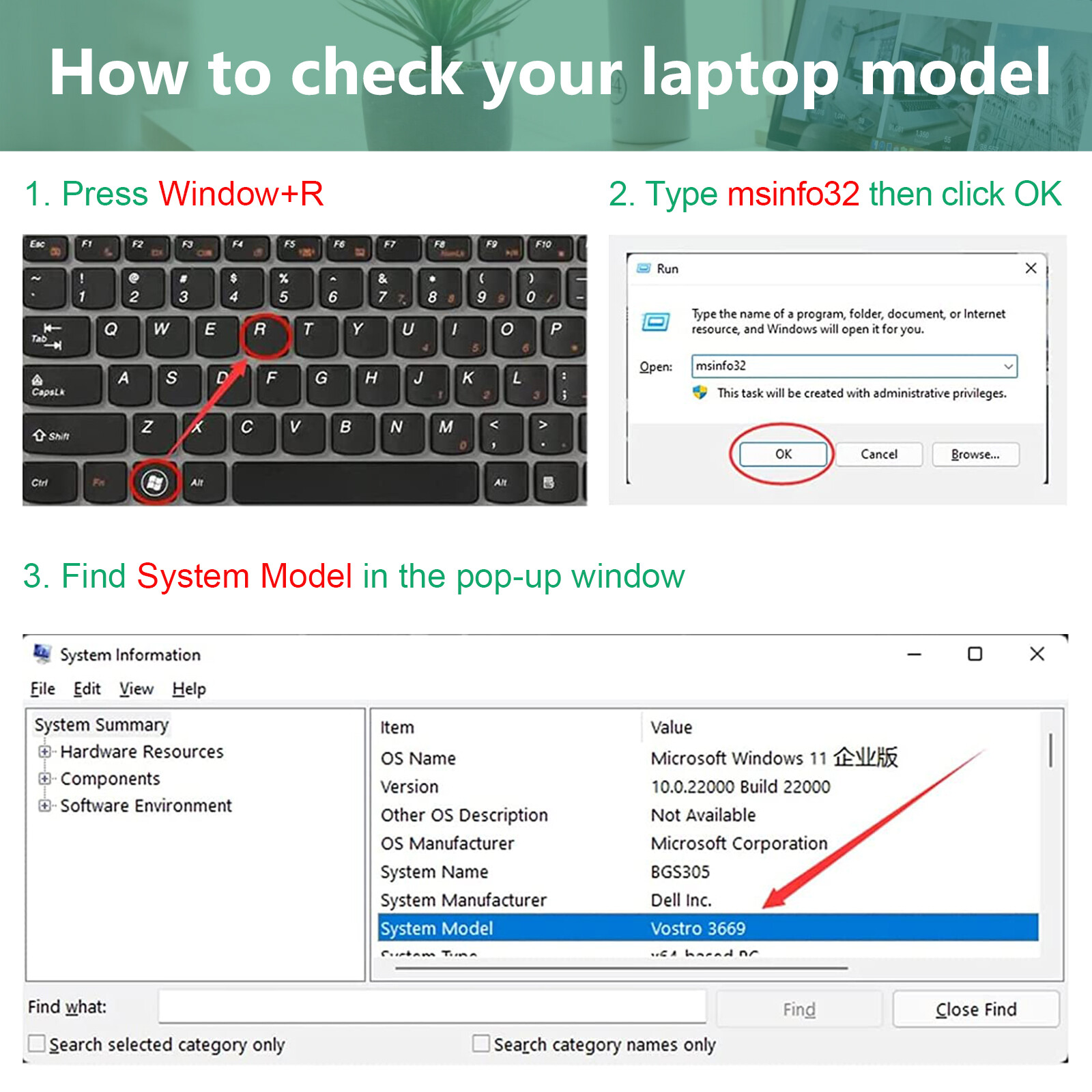 3HWPP Battery For Dell Latitude 14 5401 5411 15 5501 5511 Precision 3541 4cell