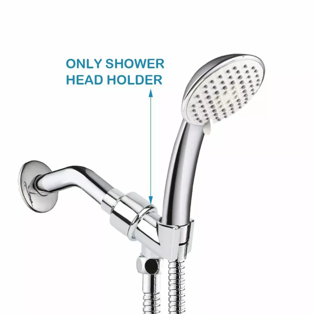 2PCS New Adjustable Handheld Shower Head Stand Advanced Stand Shower Arm Adapter