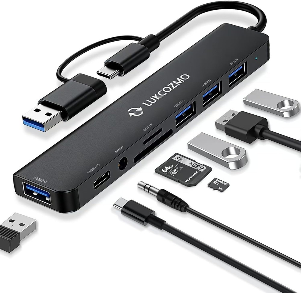 Multi-Functional USB C Dock: HDMI, SD Reader, Gigabit Ethernet & 100W PD Support