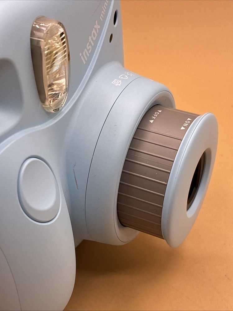 Fujifilm Instax Mini 7+ Instant Camera With Case Light Blue