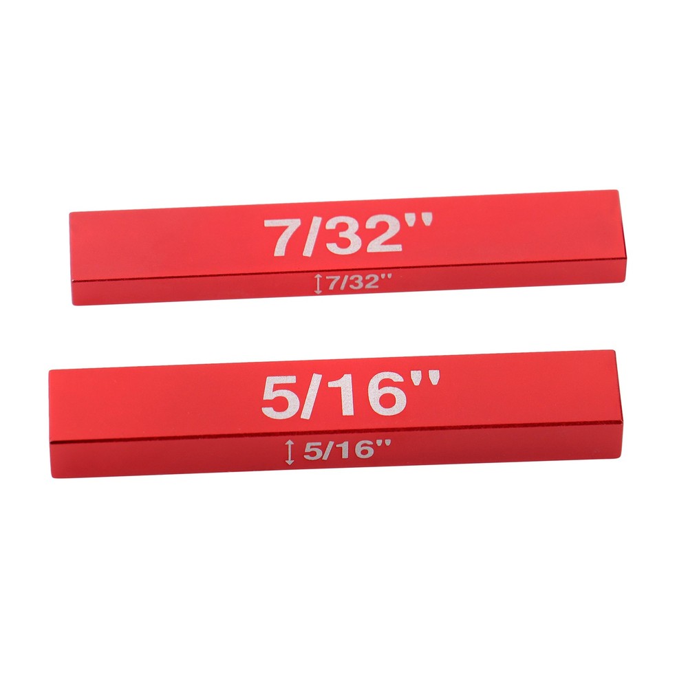 LABLT Precise Aluminum Setup Blocks Woodworking Tools 15Piece Gauge Block Set