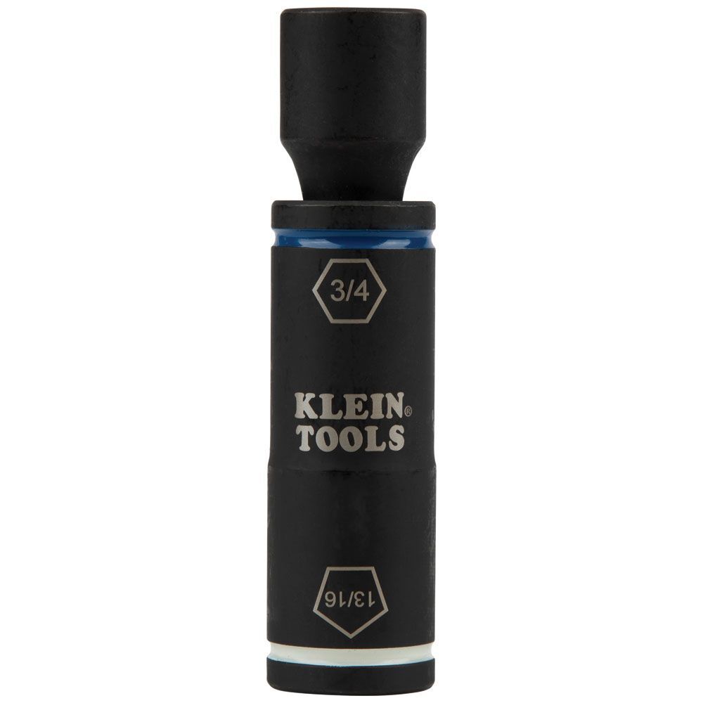 Klein Tools 66080 2-in-1 Penta/Hex Flip Socket with Adapter