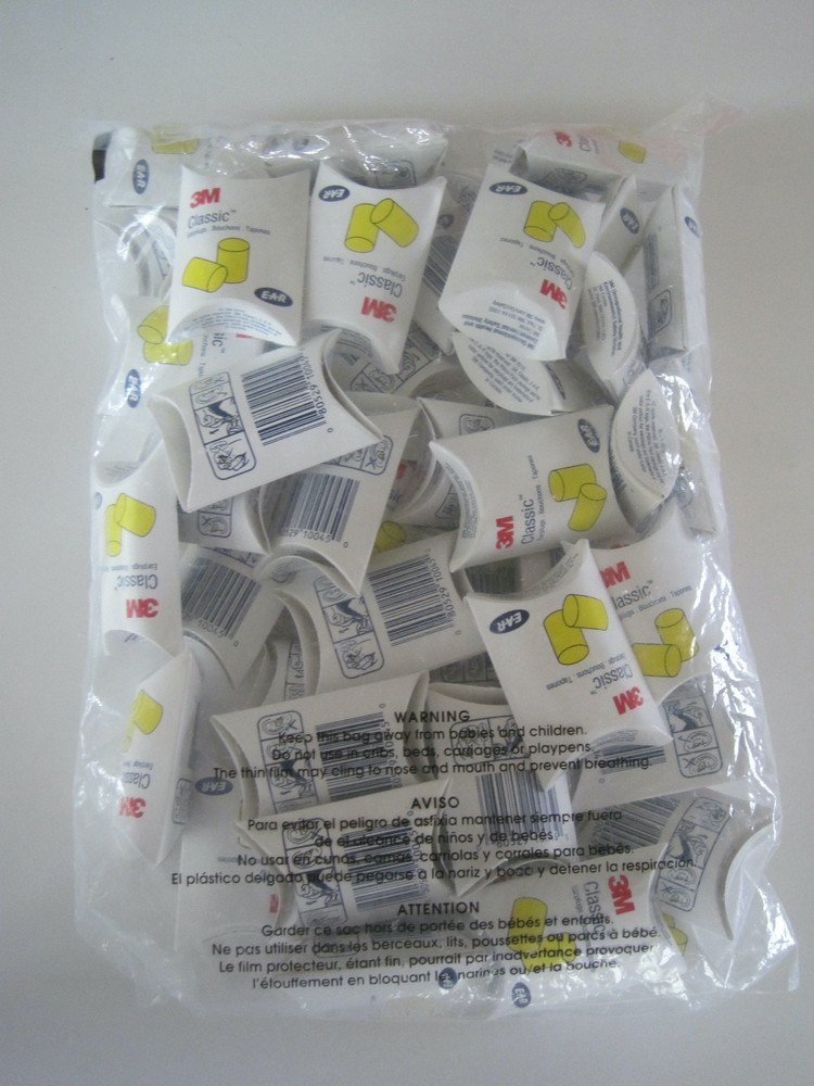 Classic 3M Ear Plugs 50 Pack New