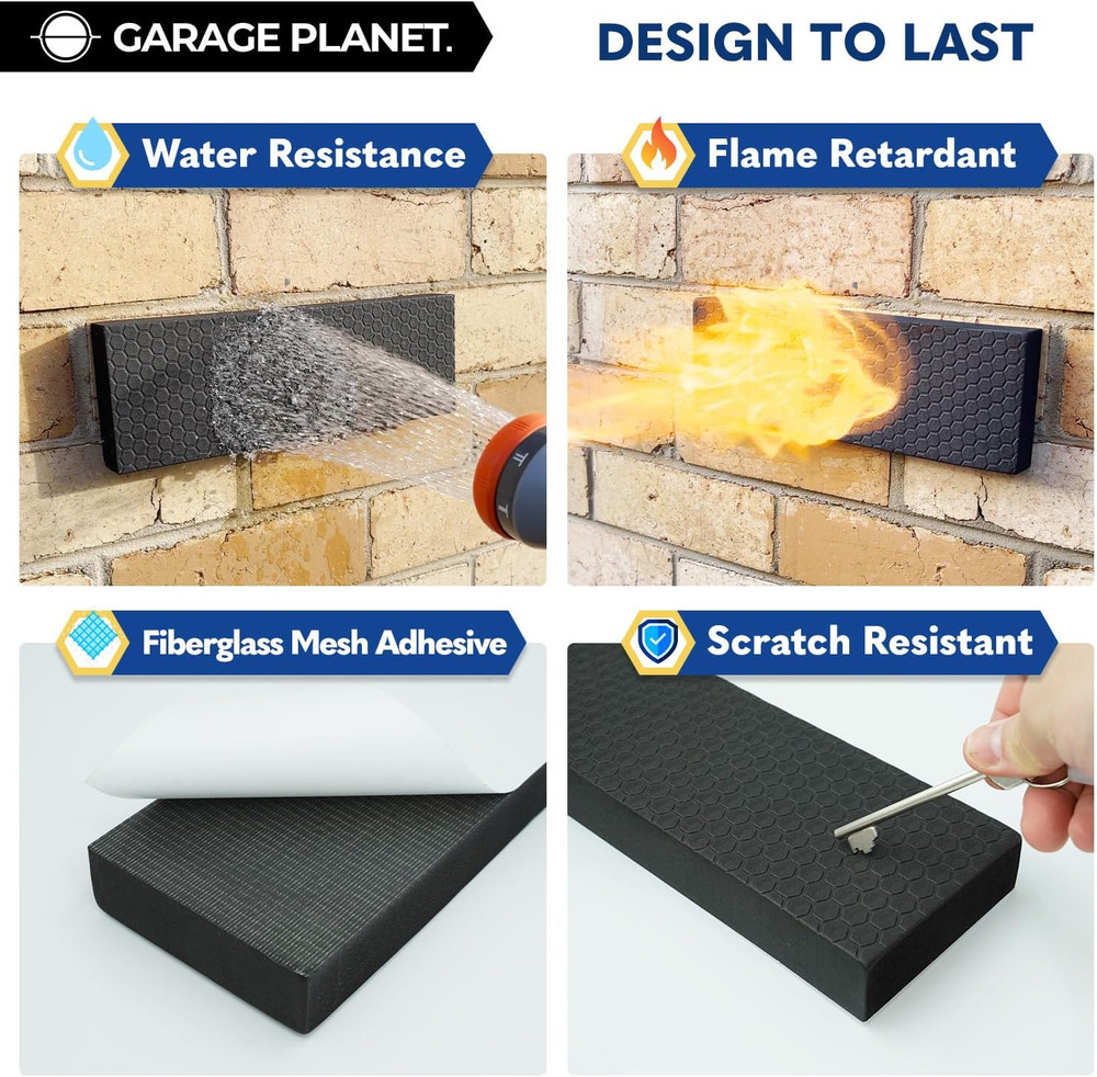 WP01 Garage Wall Protector Car Door Protector, Tool-Free, Designed in Australia