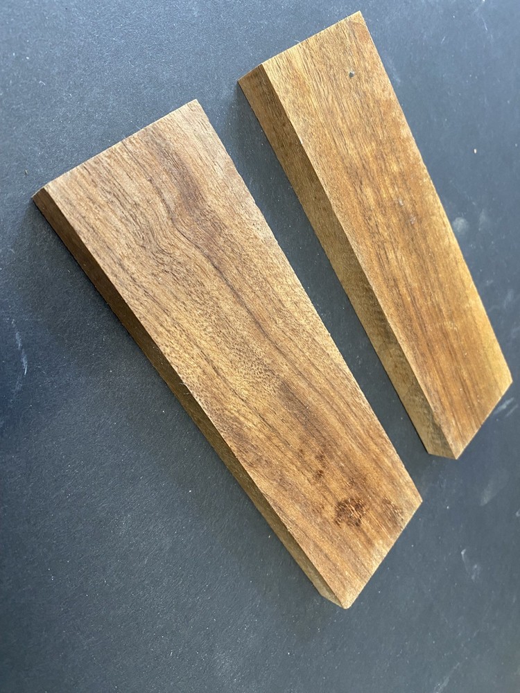 Walnut Knife Scales Bookmatched Set For Knife Making