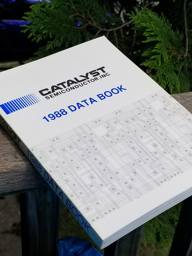 VINTAGE ELECTRONIC BOOK CATALYST SEMICONDUCTOR DATA CATALOG 1988