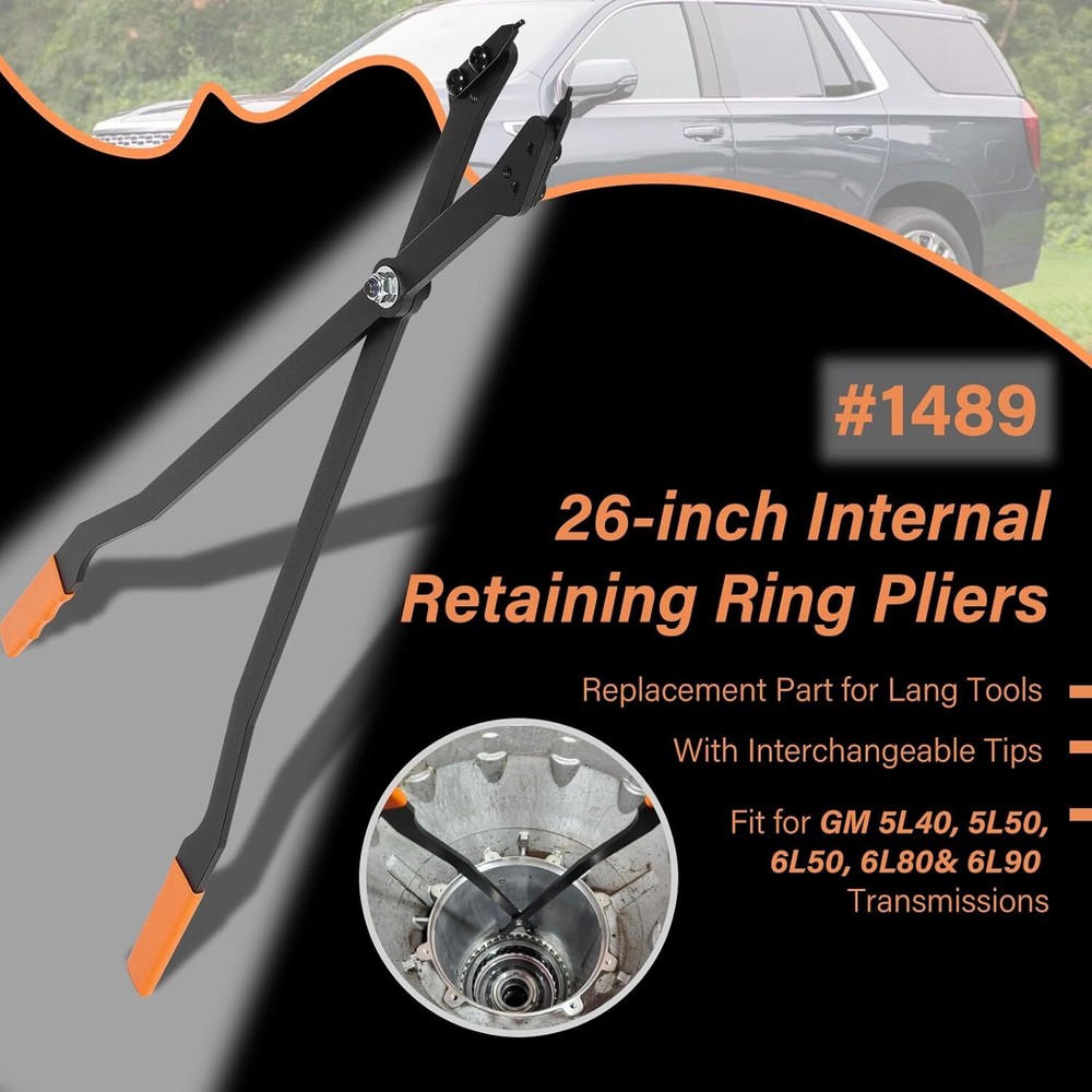 for Lang Tools 1489 26" Internal Retaining Ring Pliers with Interchangeable Tips