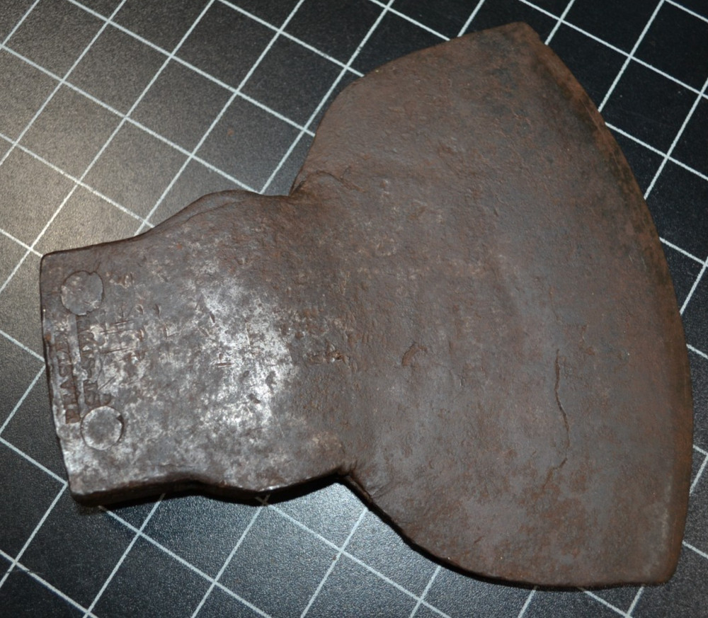 PRIEST - PEASLEY - BROAD AXE HEAD - CAST STEEL - VG++