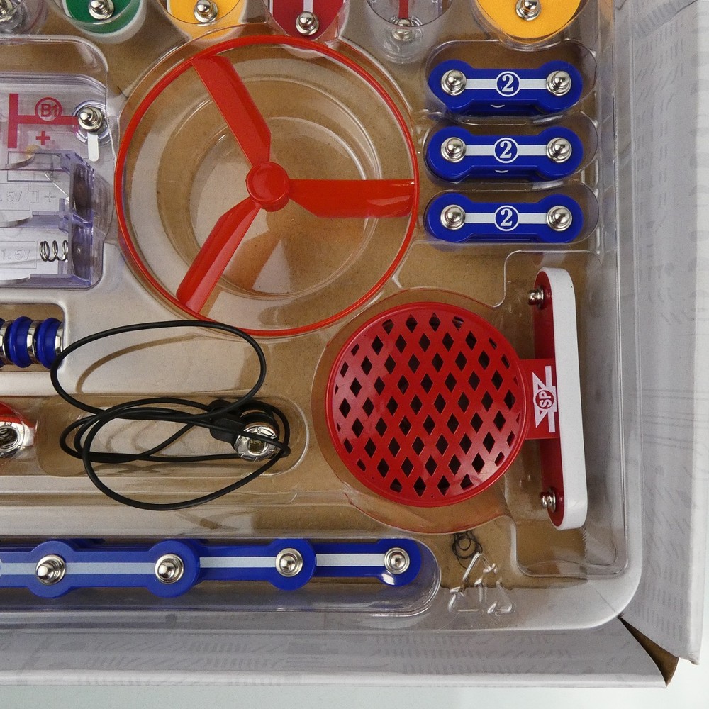 Snap Circuits Jr SC-100 100 Experiments Electronics Kit ELENCO *** Missing S1