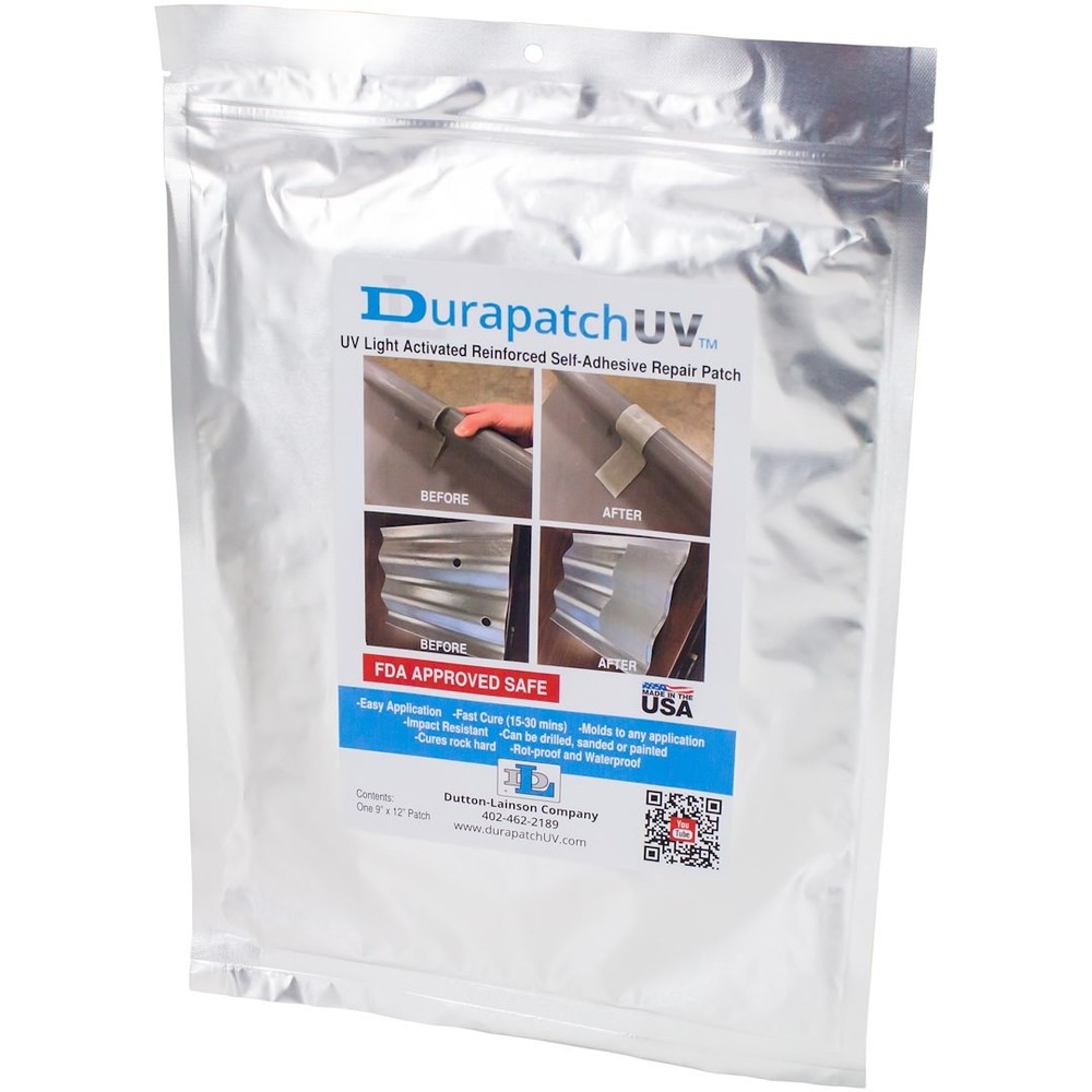 Dutton Lainson 56714 Multi Purpose Repair Patch No Mix Self Adhesive 9" x 12"