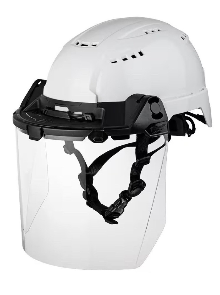 Milwaukee BOLT Clear Uncoated Lens Task Full Face Shield (2 Pack)