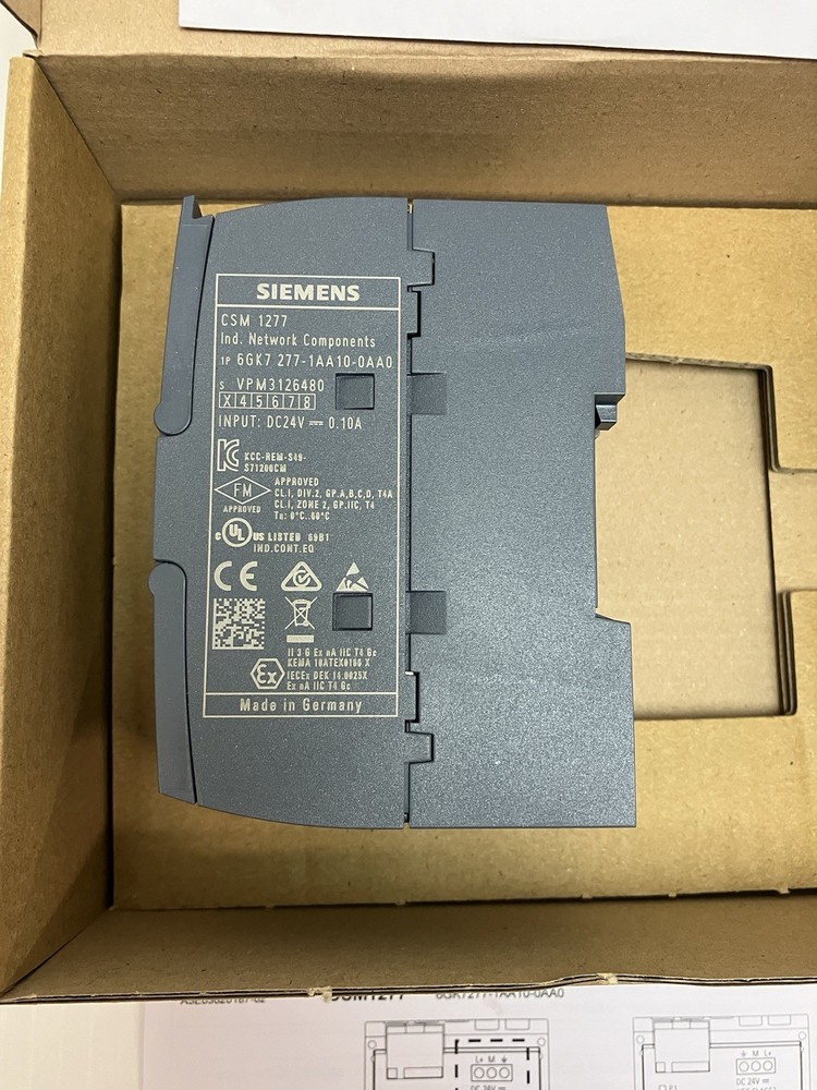 SIEMENS 6GK7277-1AA10-0AA0 Compact Switch Module CSM 1277