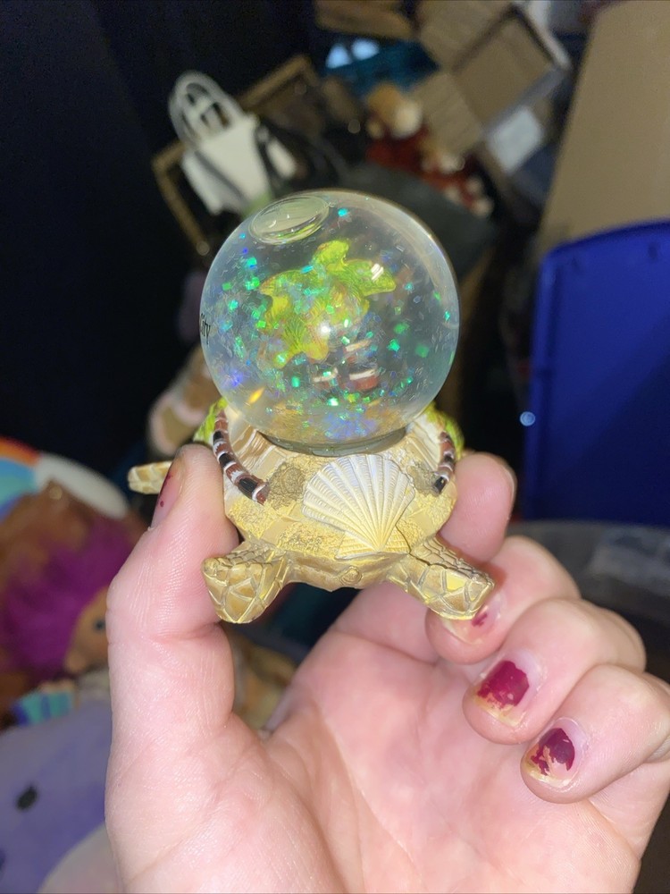 Atlantic City Turtle Figurine Globe