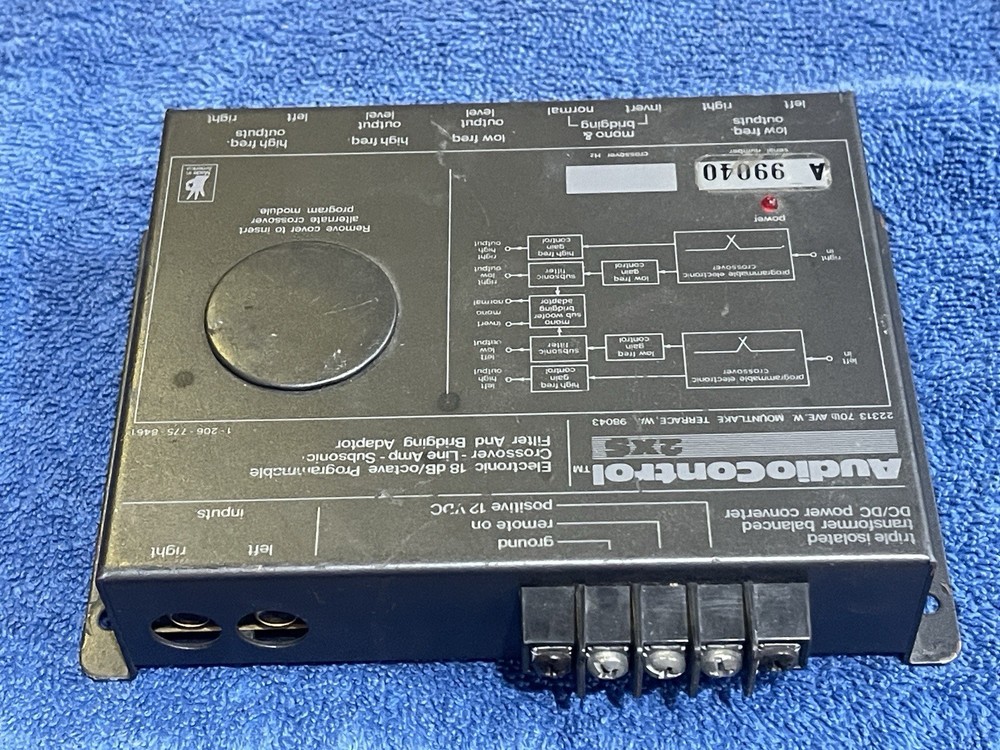 Audio Control Two Way Crossover Model 2XS